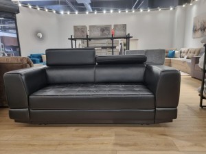 Canapea extensibilă BUTLER 1800, tetiere reglabile, 2360x1120x780 mm, spațiu de dormit 1780x1930 mm.