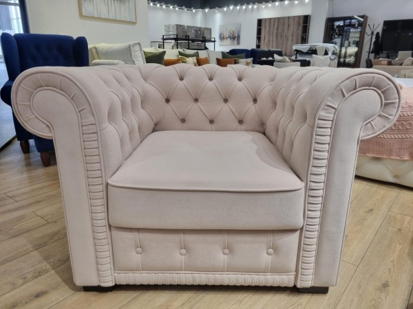 Fotoliu PRINCESS, stil Chesterfield, 1150x900x810 mm.