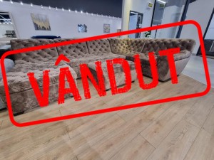 Canapea modulară VERSAILLES (ansamblul 6), 3870x2500x850 mm.