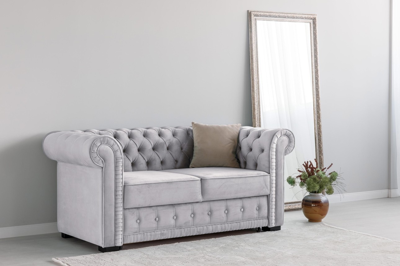 Canapea PRINCESS 2, 2 locuri, ladă de depozitare, 2470x900x810 mm.