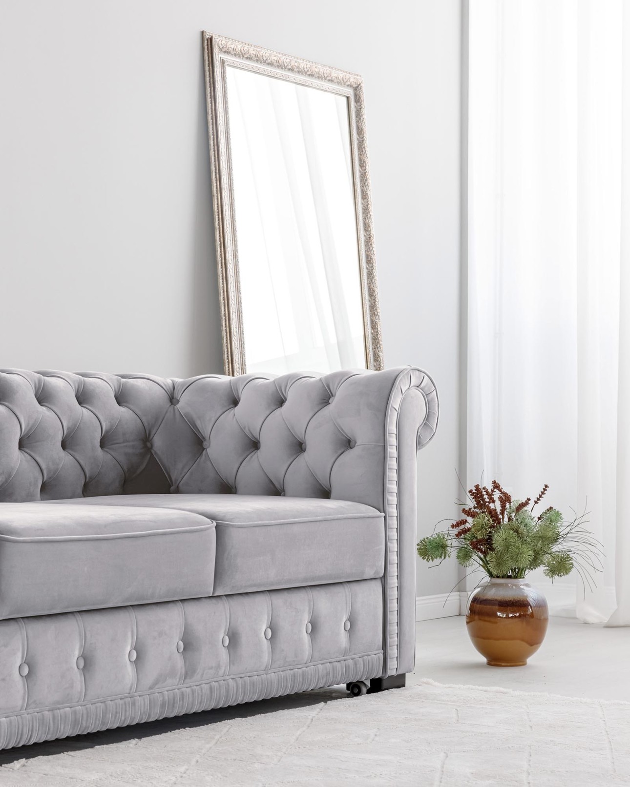 Canapea extensibilă PRINCESS 3, 3 locuri, 2470x980x 810, spațiu de dormit 1950x1330 mm.