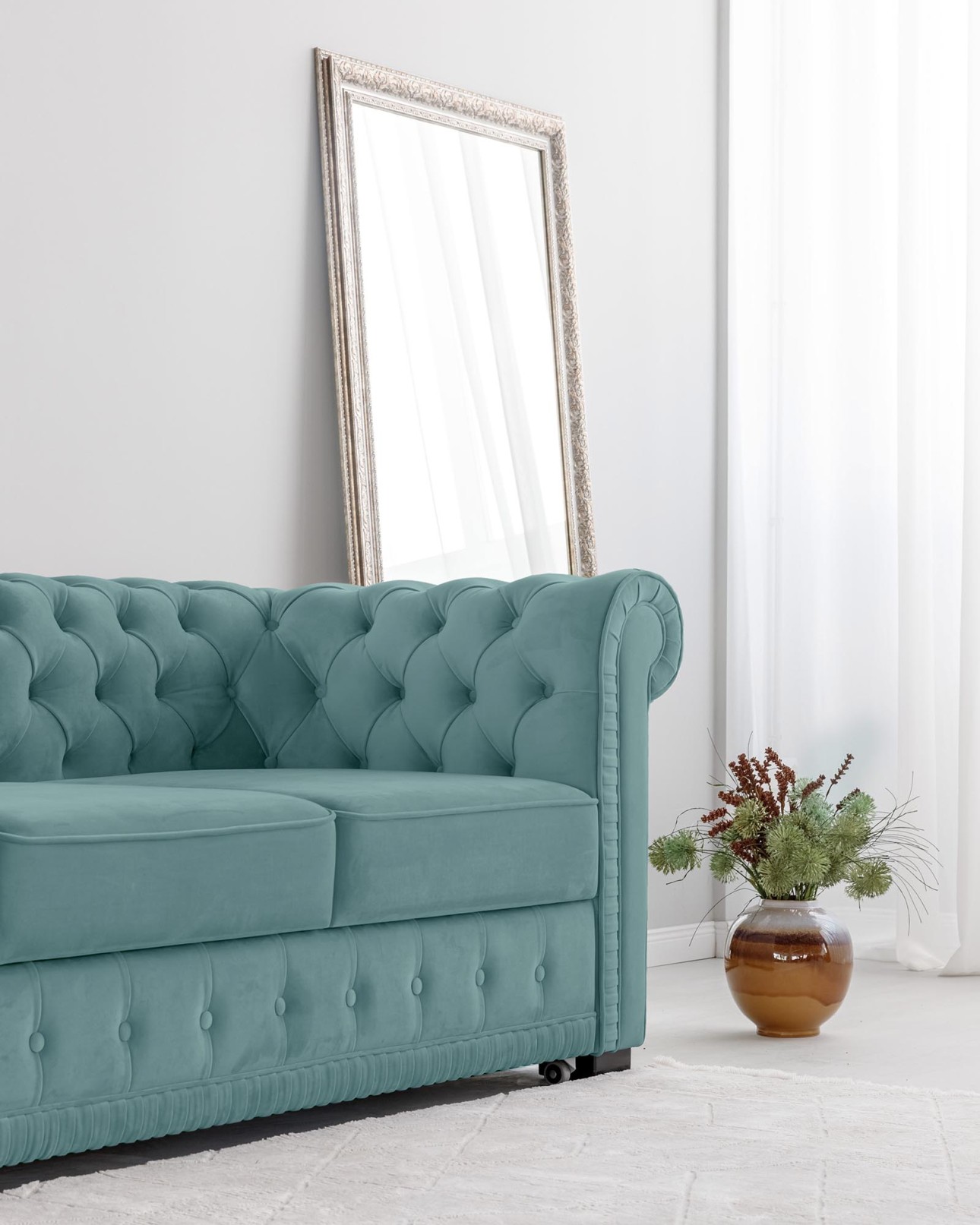 Canapea extensibilă PRINCESS 3, 3 locuri, 2470x980x 810, spațiu de dormit 1950x1330 mm.