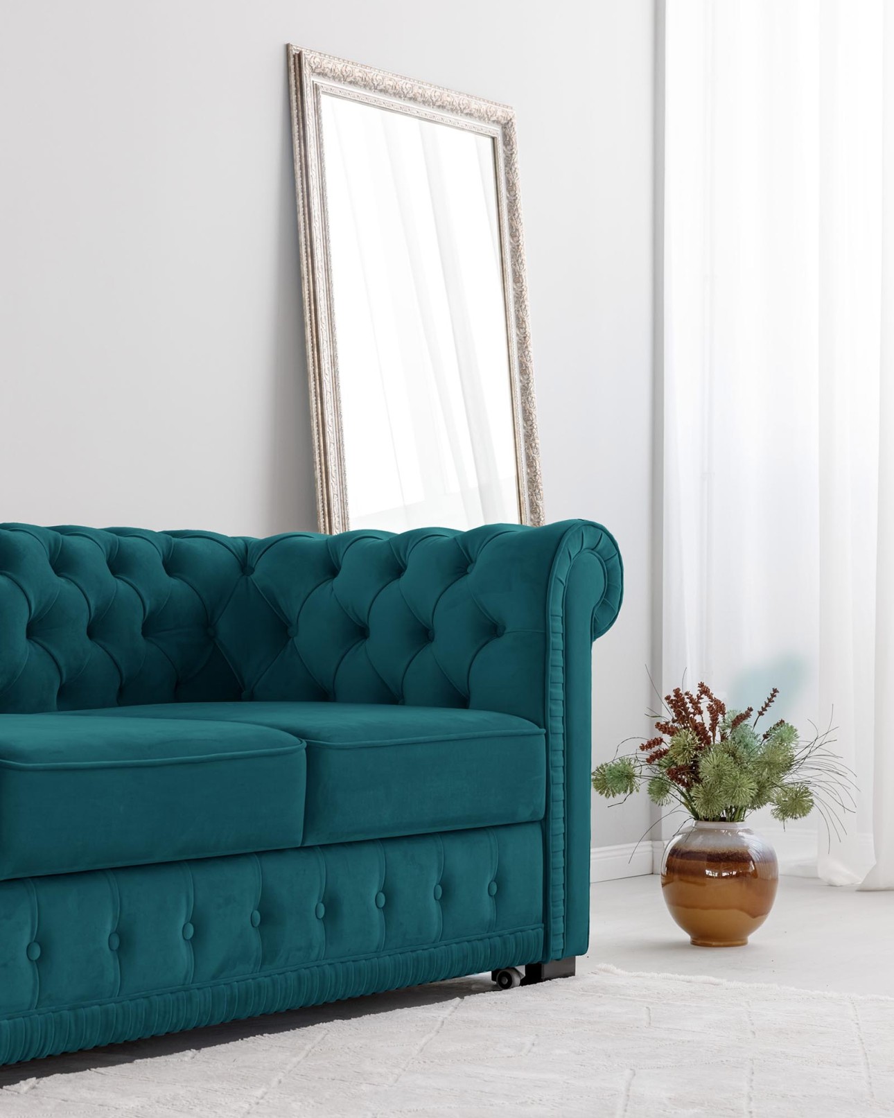 Canapea extensibilă PRINCESS 3, 3 locuri, 2470x980x 810, spațiu de dormit 1950x1330 mm.