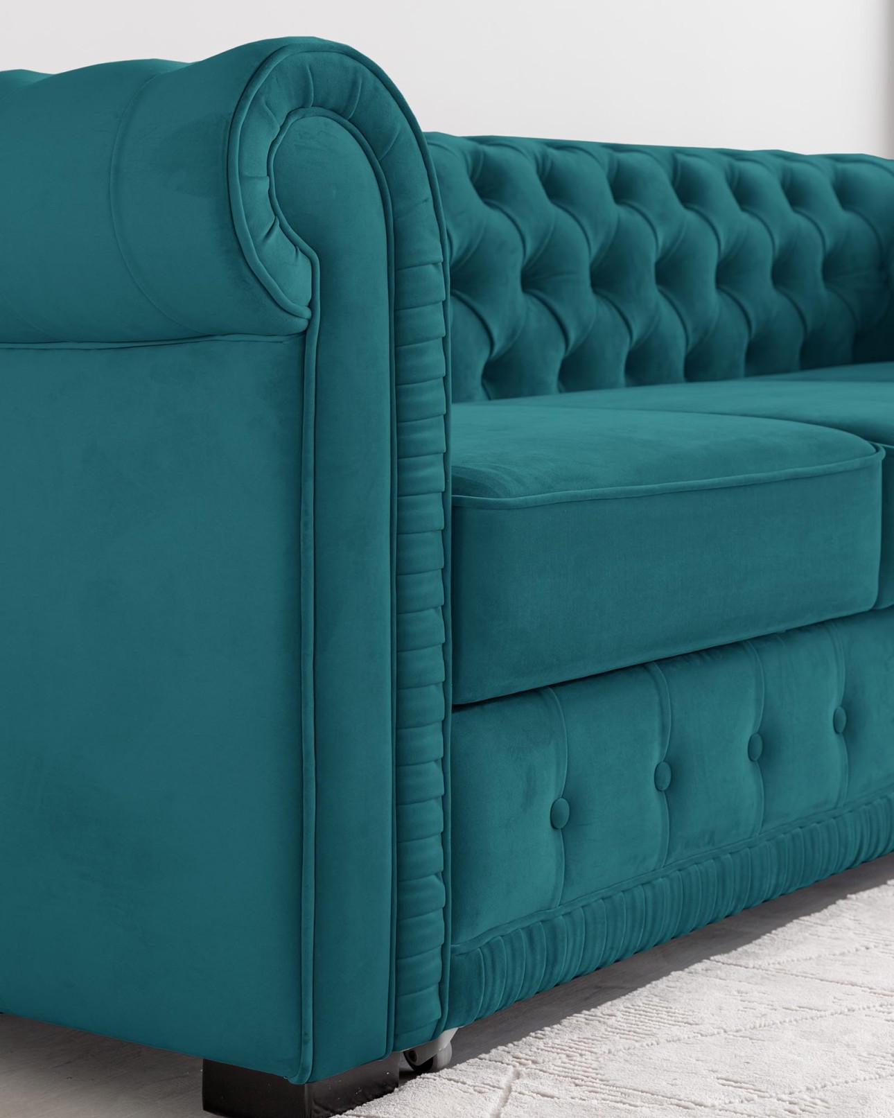 Canapea extensibilă PRINCESS 3, 3 locuri, 2470x980x 810, spațiu de dormit 1950x1330 mm.
