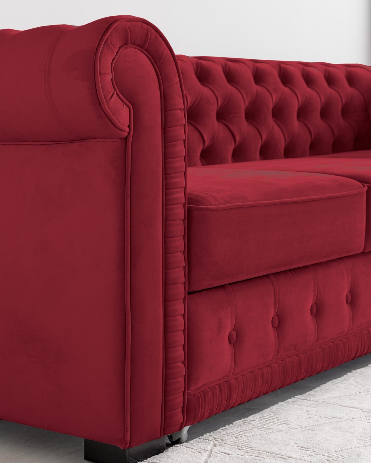 Canapea extensibilă PRINCESS 3, 3 locuri, 2470x980x 810, spațiu de dormit 1950x1330 mm.
