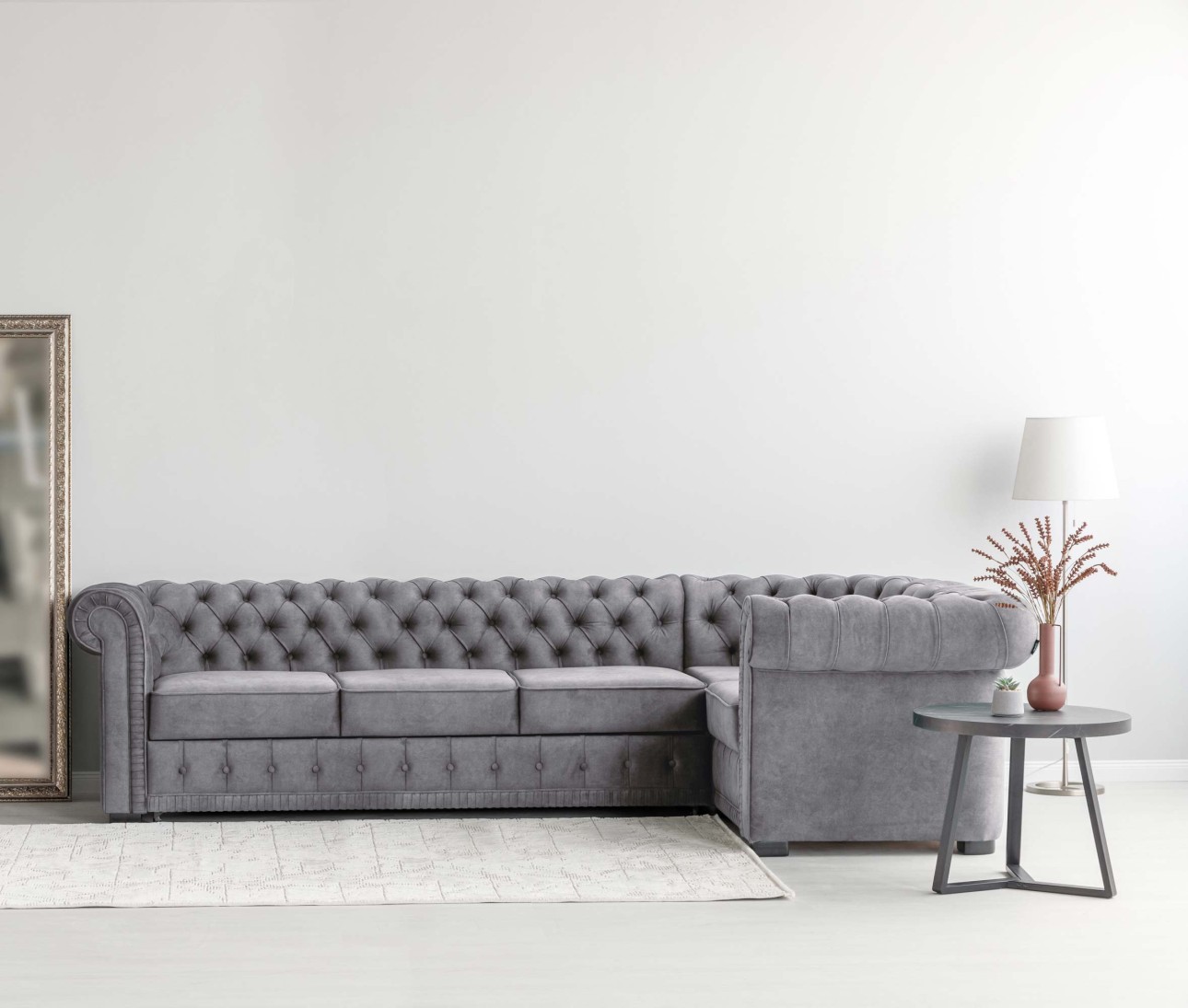 Colțar extensibil PRINCESS 3, 3200x1800x810 mm, spațiu de dormit 2600x1320 mm.