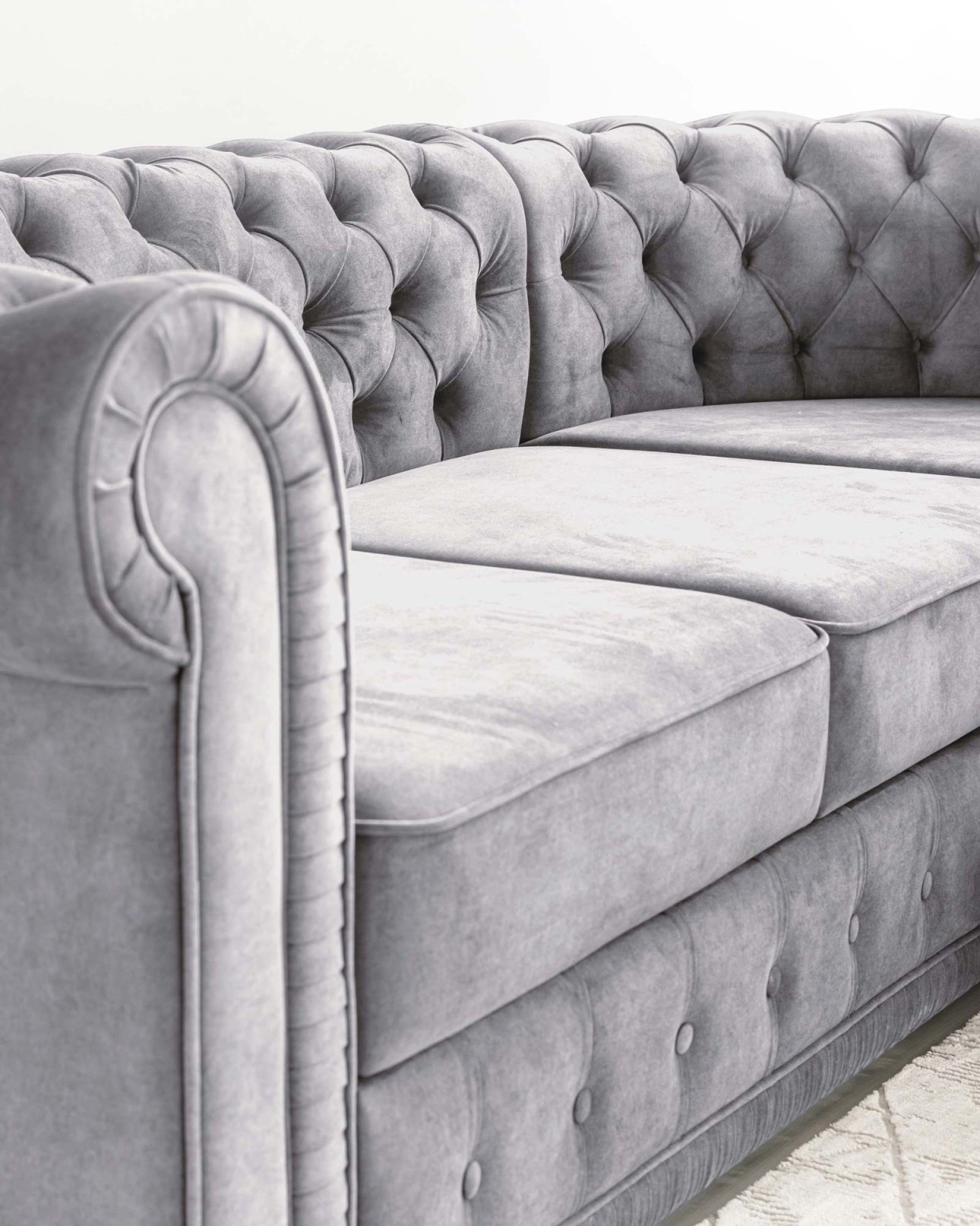 Colțar extensibil PRINCESS 3, 3200x1800x810 mm, spațiu de dormit 2600x1320 mm.
