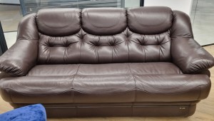 Canapea extensibilă Mercédes 3, 3 locuri, 2100x1000x950 mm, spațiu de dormit 1400x1900 mm.