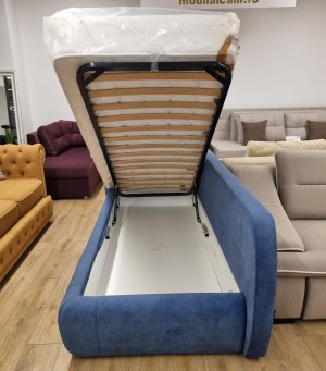 Pat OPTIMAL VIBE, cu ladă de depozitare, 800x2000 mm