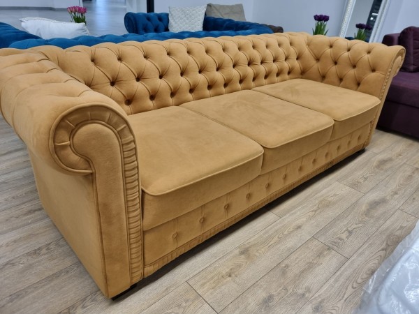 Canapea extensibilă PRINCESS 3, 3 locuri, 2470x980x 810, spațiu de dormit 1950x1330 mm.