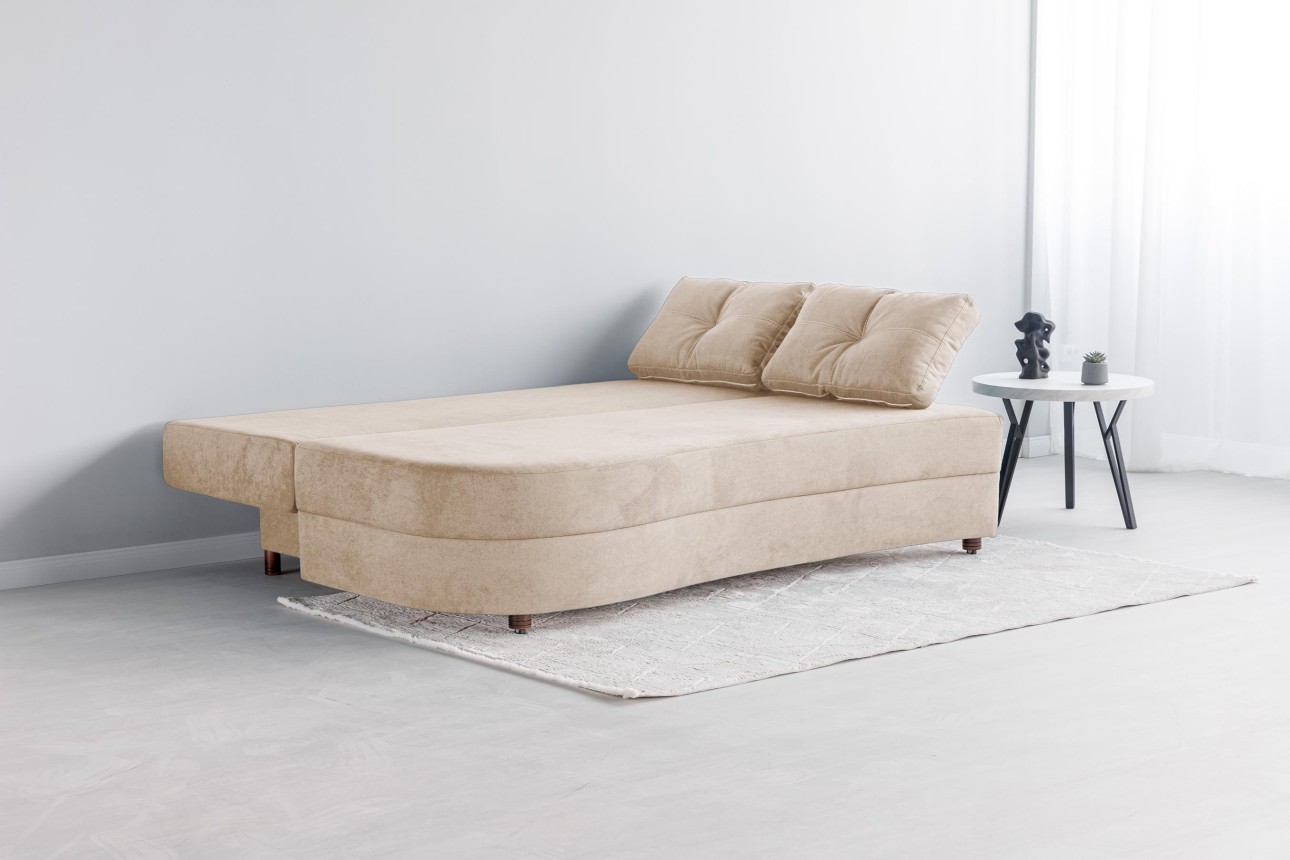 Canapea extensibilă GRACE (cotieră dreapta), cu ladă de depozitare, 2300x1000x770 mm, spațiu de dormit 2100x1500 mm.