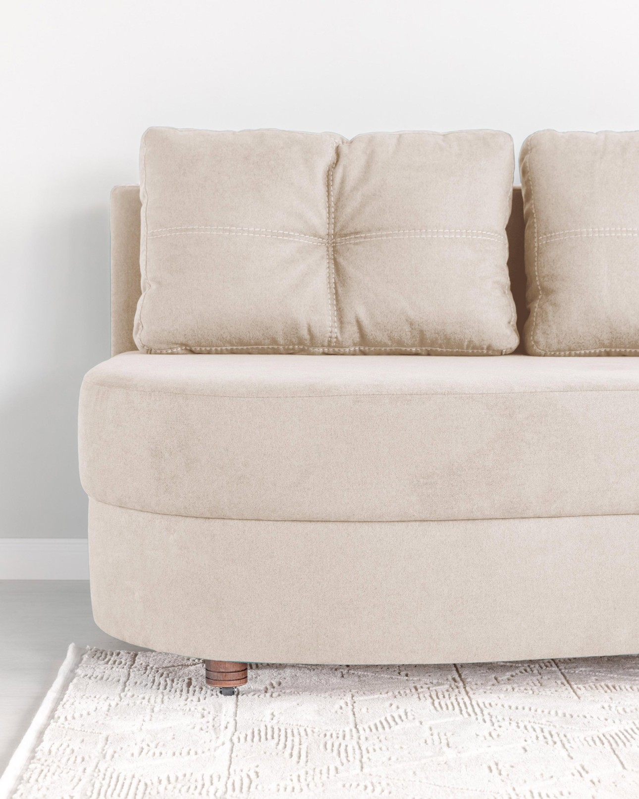 Canapea extensibilă GRACE (cotieră dreapta), cu ladă de depozitare, 2300x1000x770 mm, spațiu de dormit 2100x1500 mm.