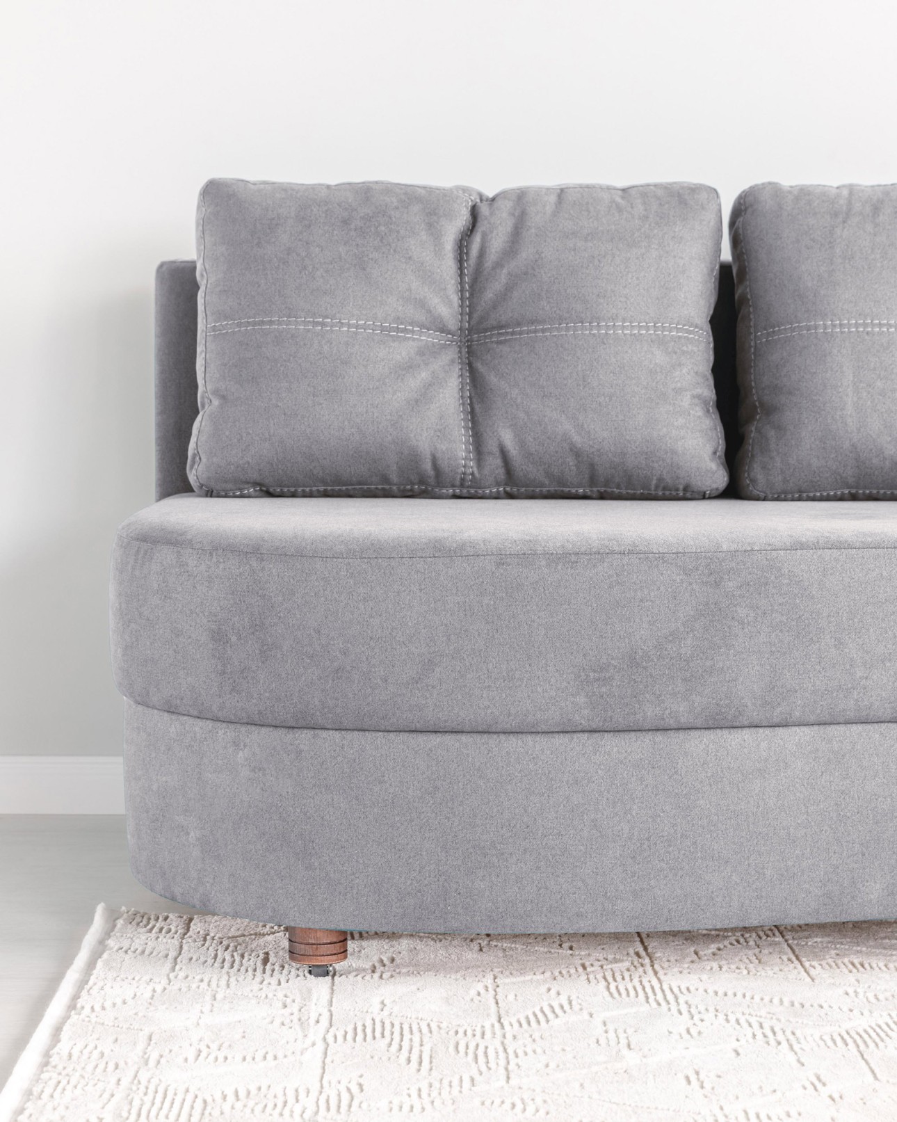 Canapea extensibilă GRACE (cotieră dreapta), cu ladă de depozitare, 2300x1000x770 mm, spațiu de dormit 2100x1500 mm.