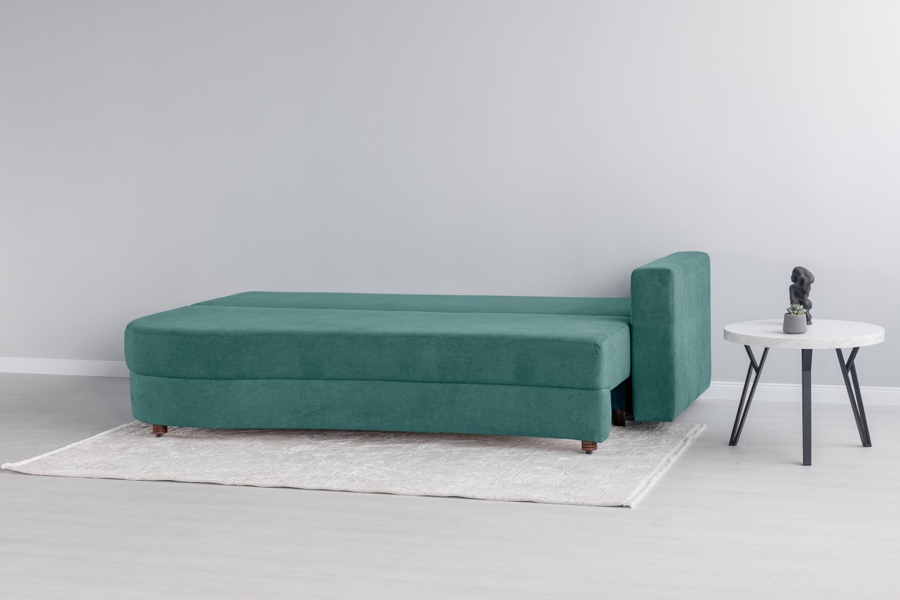 Canapea extensibilă GRACE (cotieră dreapta), cu ladă de depozitare, 2300x1000x770 mm, spațiu de dormit 2100x1500 mm.