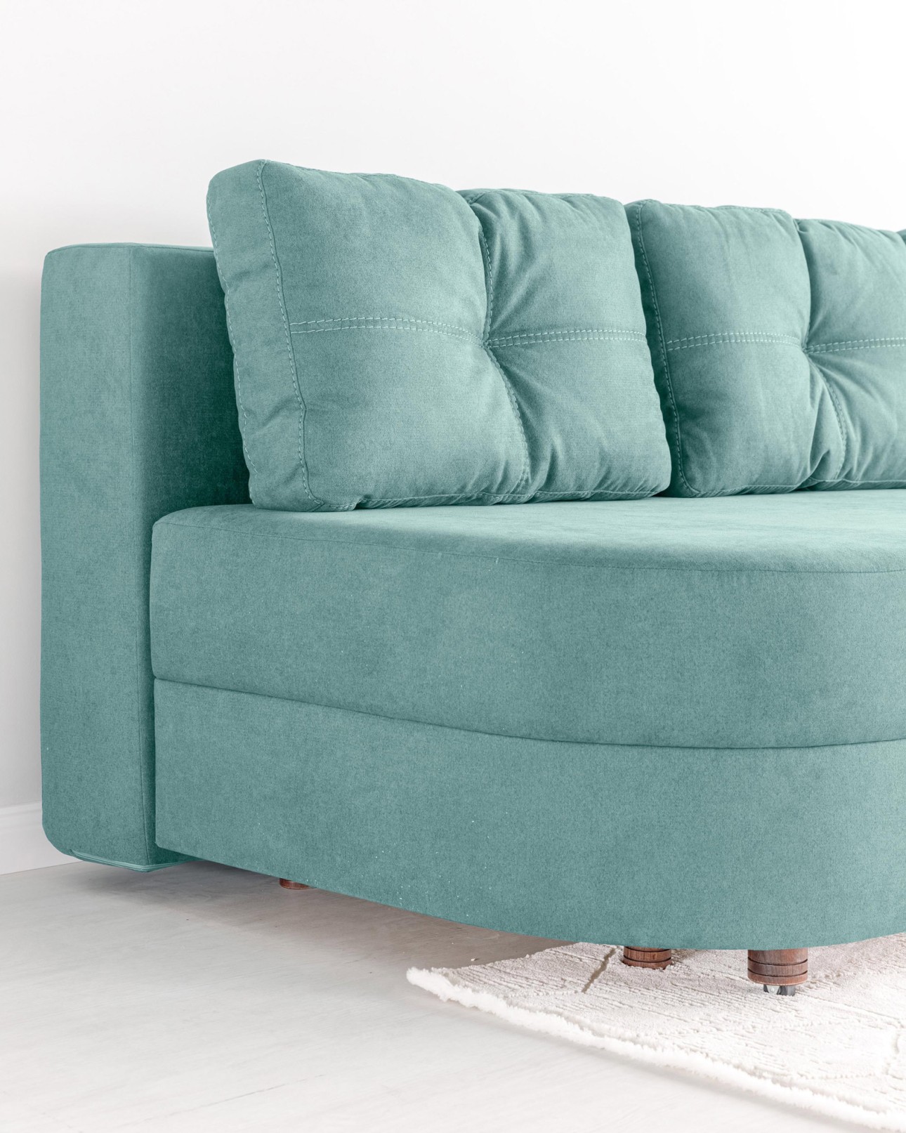 Canapea extensibilă GRACE (cotieră dreapta), cu ladă de depozitare, 2300x1000x770 mm, spațiu de dormit 2100x1500 mm.