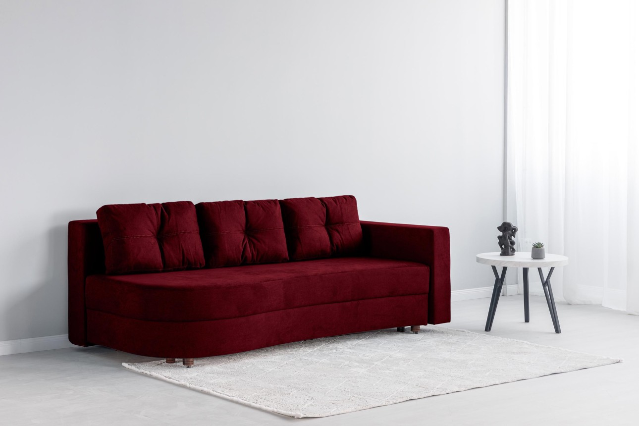 Canapea extensibilă GRACE (cotieră dreapta), cu ladă de depozitare, 2300x1000x770 mm, spațiu de dormit 2100x1500 mm.