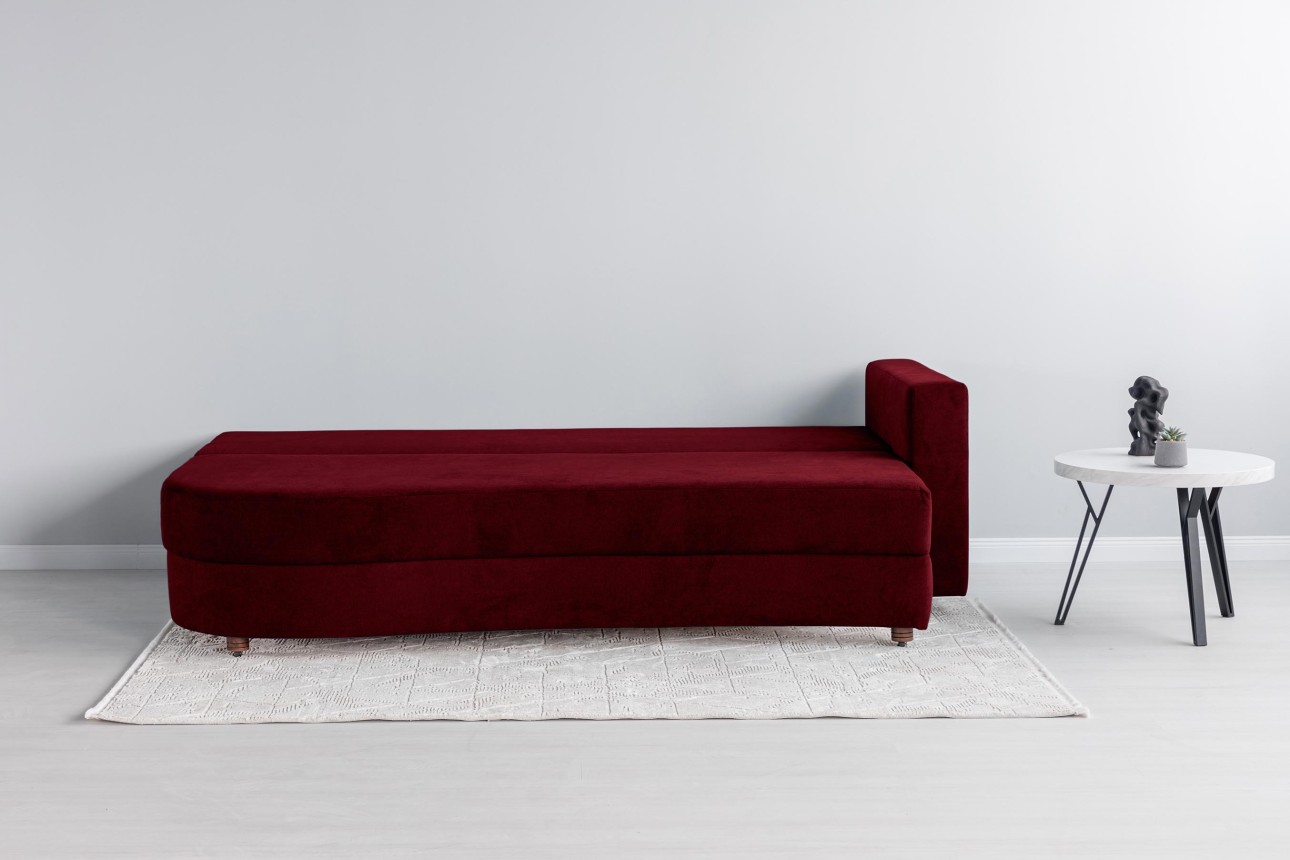 Canapea extensibilă GRACE (cotieră dreapta), cu ladă de depozitare, 2300x1000x770 mm, spațiu de dormit 2100x1500 mm.