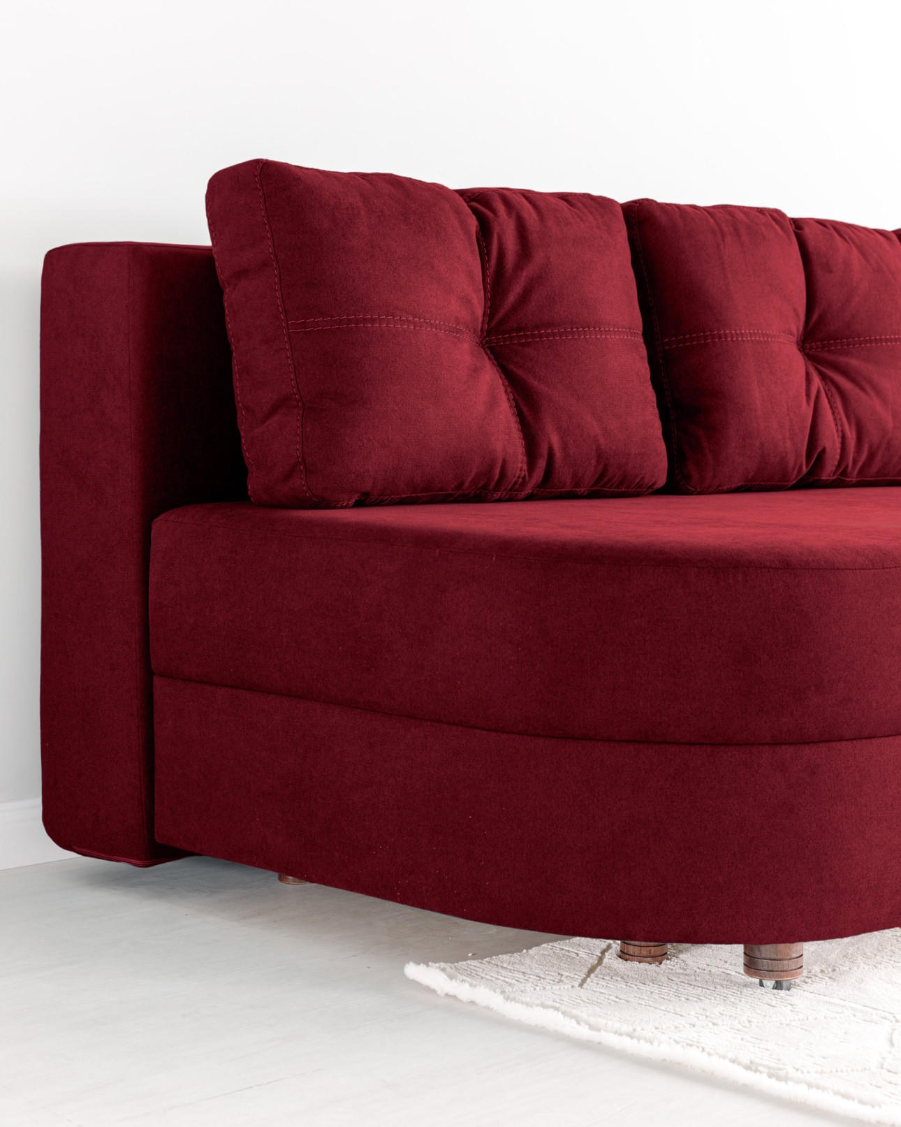 Canapea extensibilă GRACE (cotieră dreapta), cu ladă de depozitare, 2300x1000x770 mm, spațiu de dormit 2100x1500 mm.