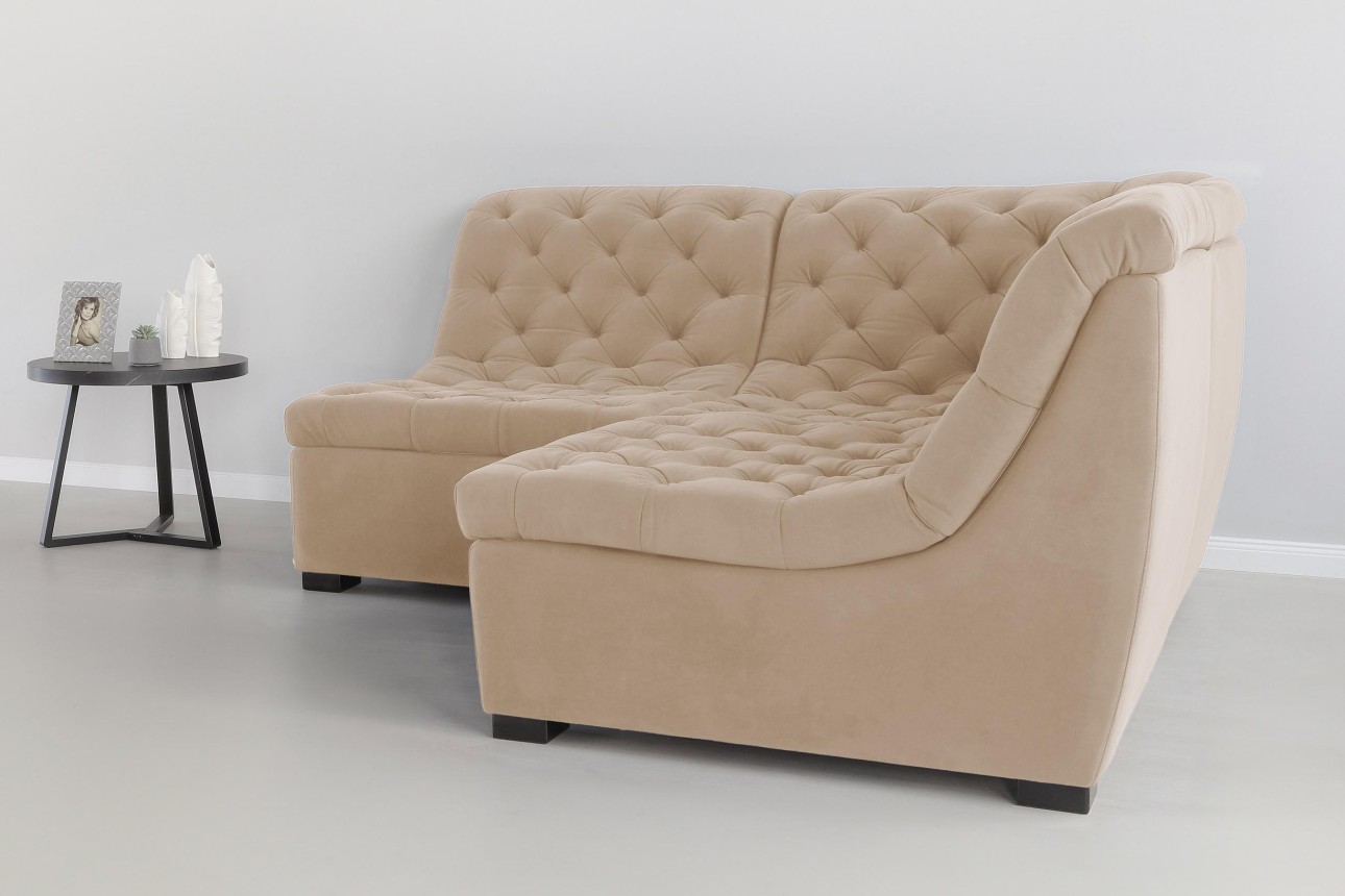 Colțar modular VERSAILLES (ansamblul 8), 2100x2100x970 mm.