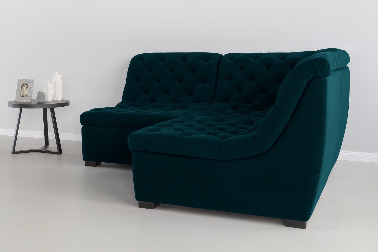 Colțar modular VERSAILLES (ansamblul 8), 2100x2100x970 mm.