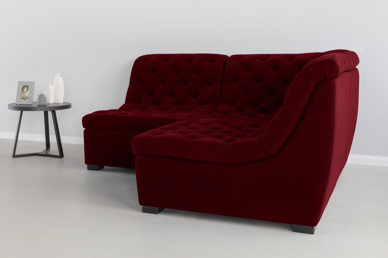 Colțar modular VERSAILLES (ansamblul 8), 2100x2100x970 mm.
