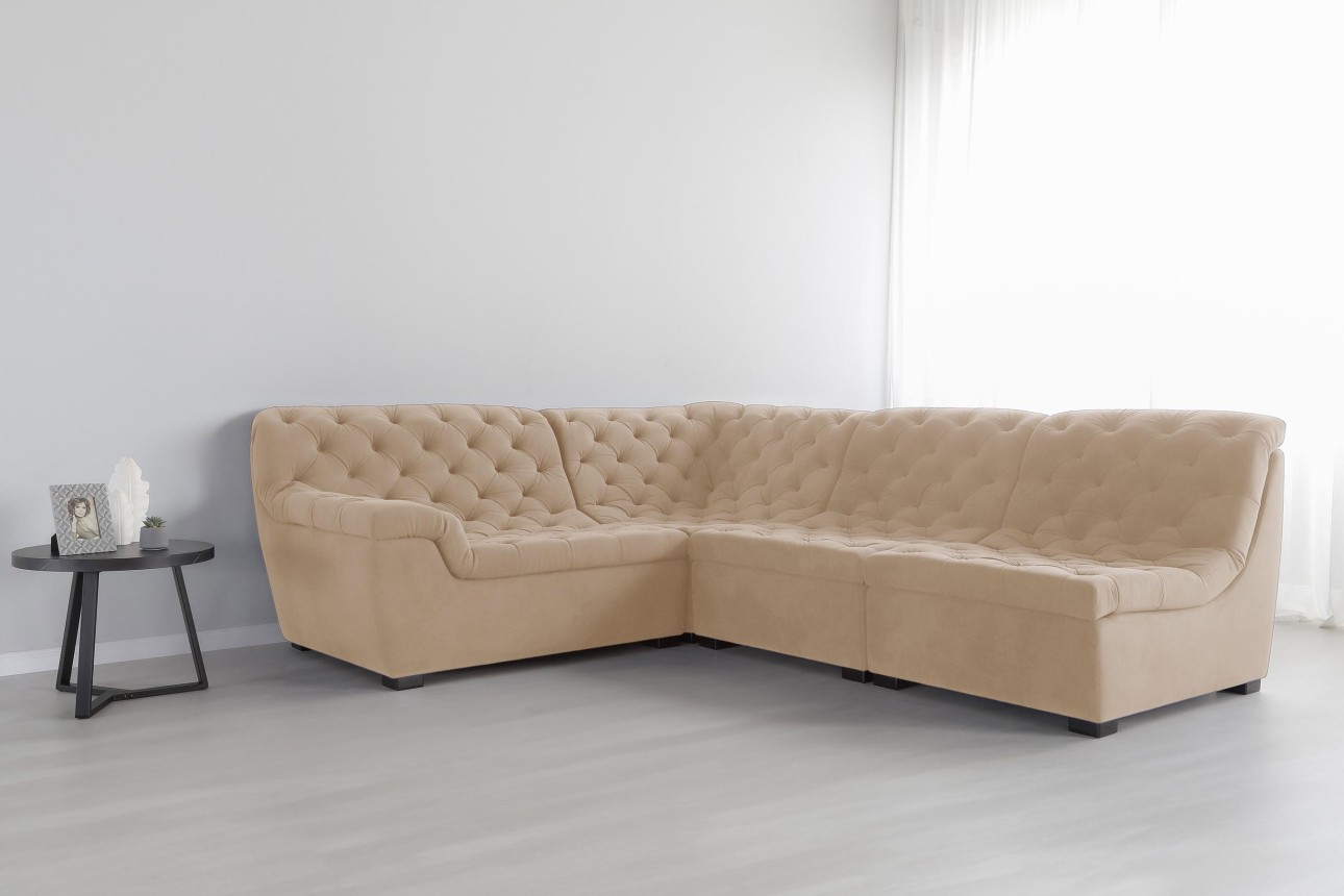 Colțar modular VERSAILLES (ansamblul 7), 2600x3000x 970 mm.