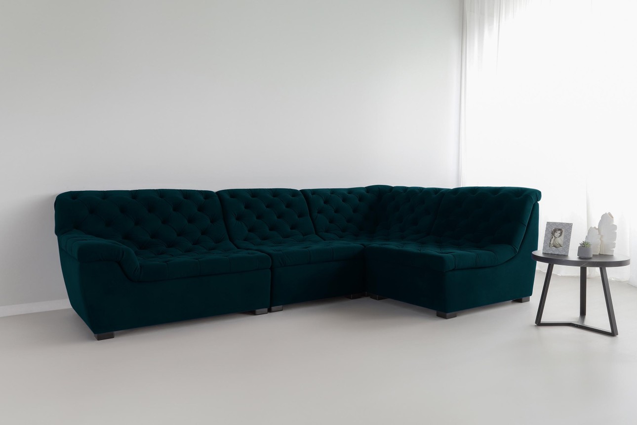 Colțar modular VERSAILLES (ansamblul 7), 2600x3000x 970 mm.
