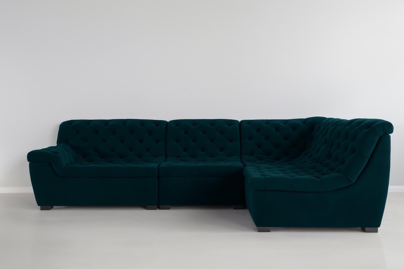 Colțar modular VERSAILLES (ansamblul 7), 2600x3000x 970 mm.