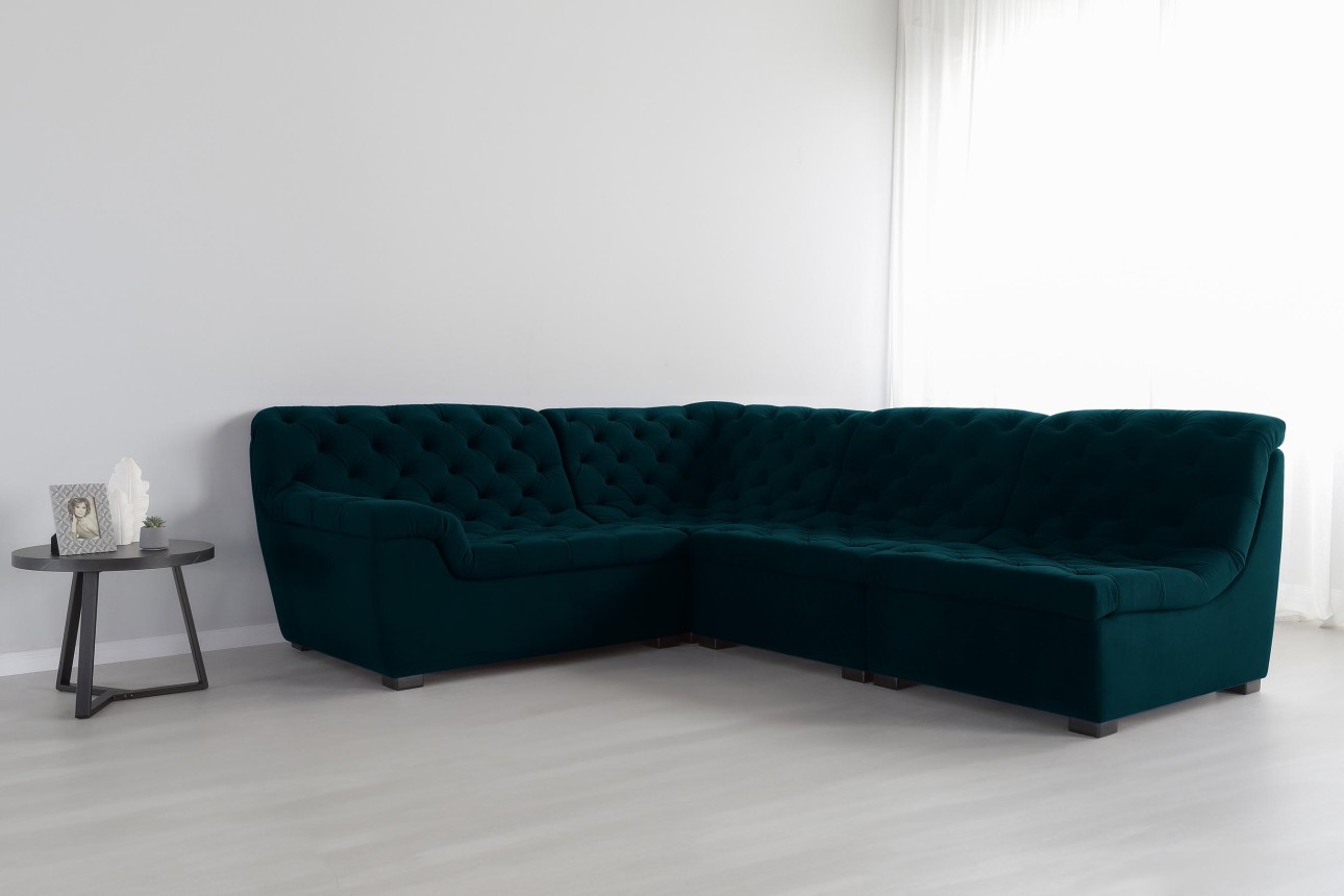 Colțar modular VERSAILLES (ansamblul 7), 2600x3000x 970 mm.