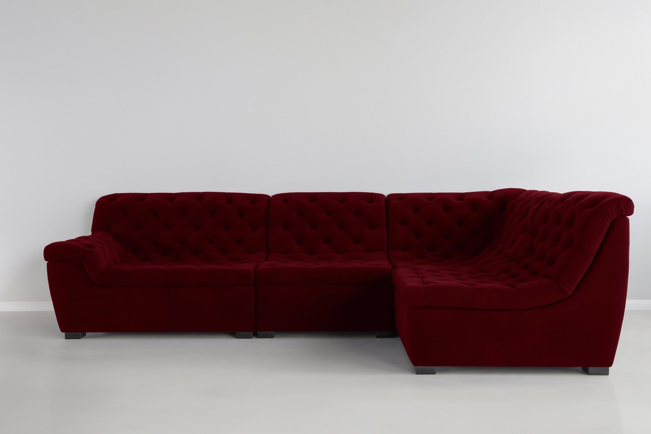 Colțar modular VERSAILLES (ansamblul 7), 2600x3000x 970 mm.