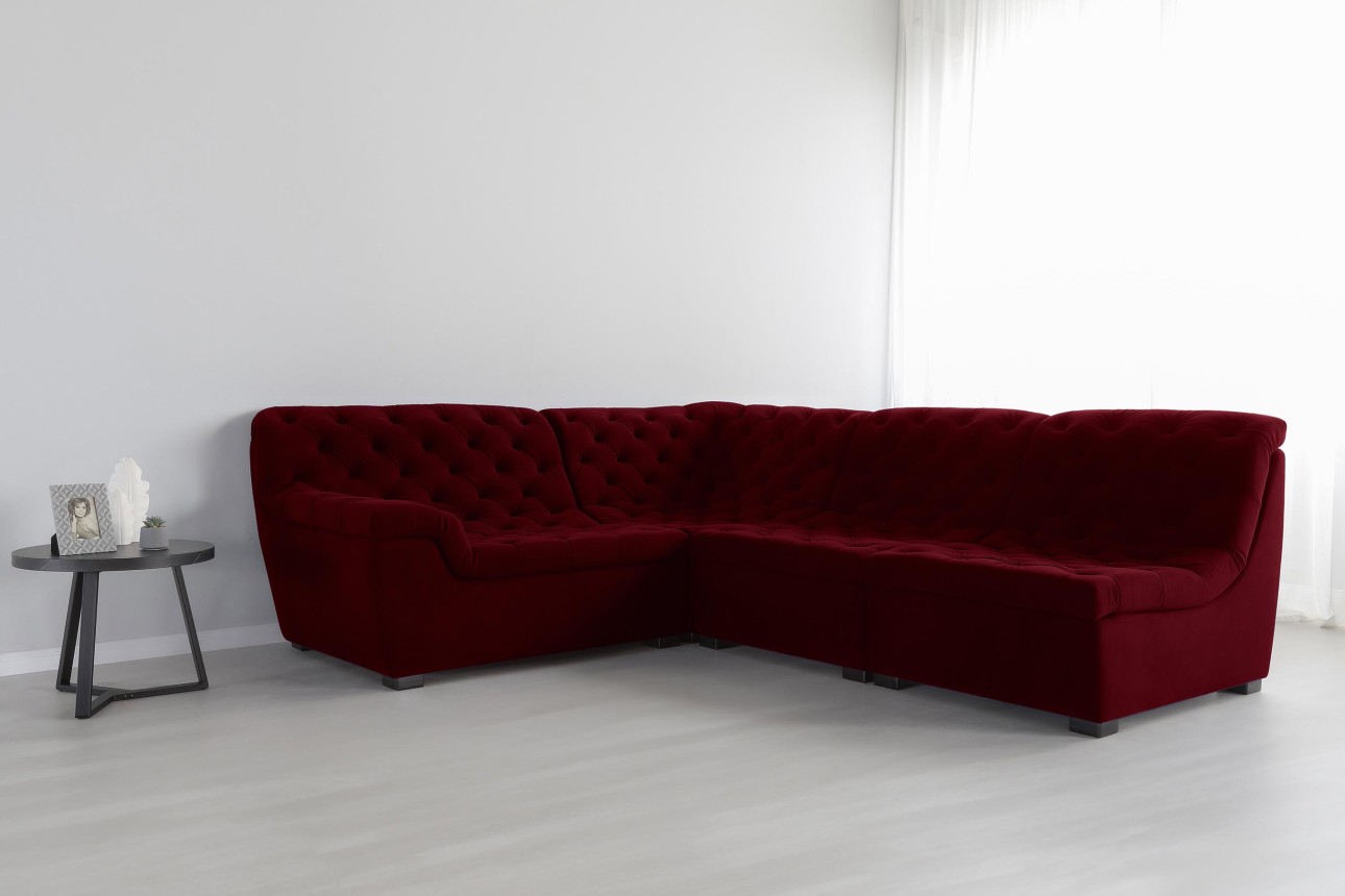 Colțar modular VERSAILLES (ansamblul 7), 2600x3000x 970 mm.
