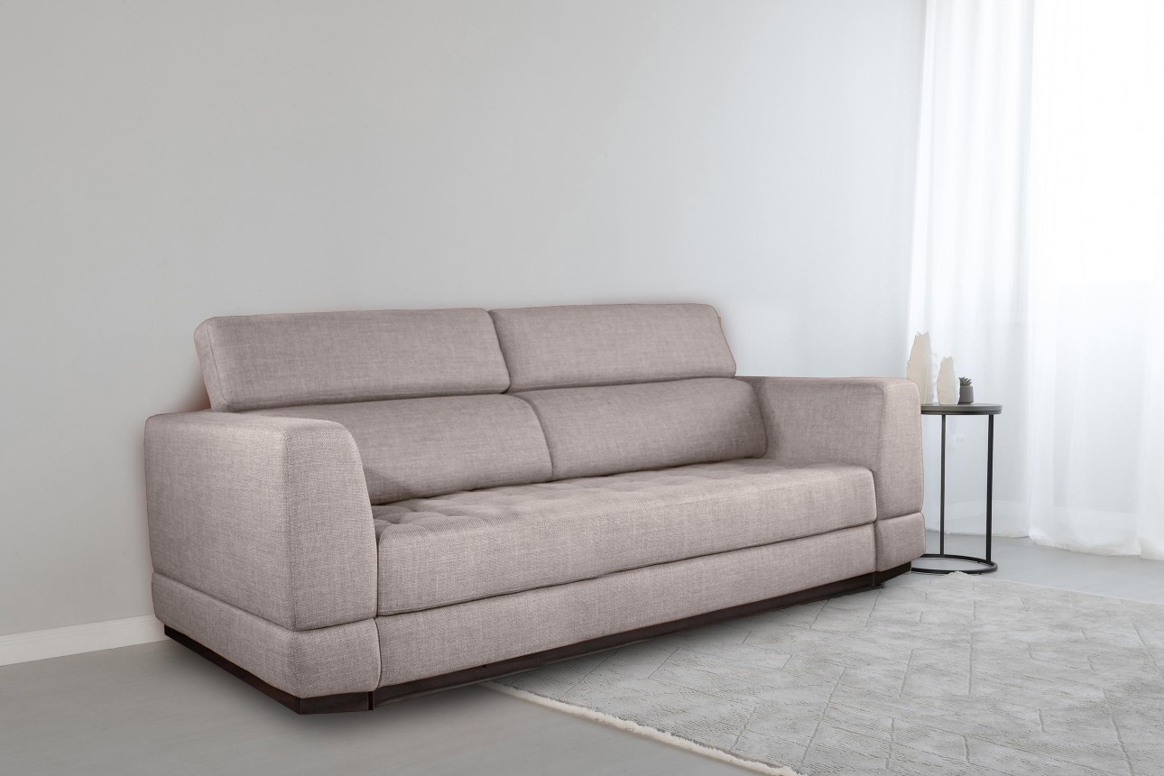 Canapea extensibilă BUTLER 2000, tetiere reglabile, 2560x1120x780 mm, spațiu de dormit 1980x1930 mm.
