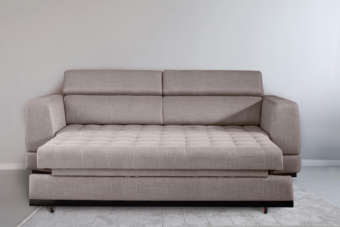 Canapea extensibilă BUTLER 2000, tetiere reglabile, 2560x1120x780 mm, spațiu de dormit 1980x1930 mm.