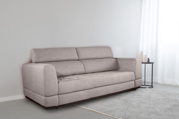 Canapea extensibilă BUTLER 2000, tetiere reglabile, 2560x1120x780 mm, spațiu de dormit 1980x1930 mm.