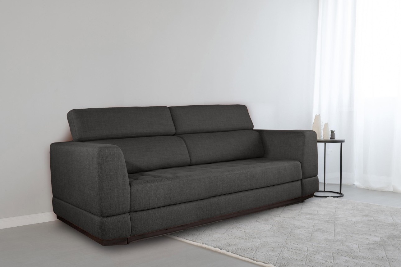 Canapea extensibilă BUTLER 2000, tetiere reglabile, 2560x1120x780 mm, spațiu de dormit 1980x1930 mm.