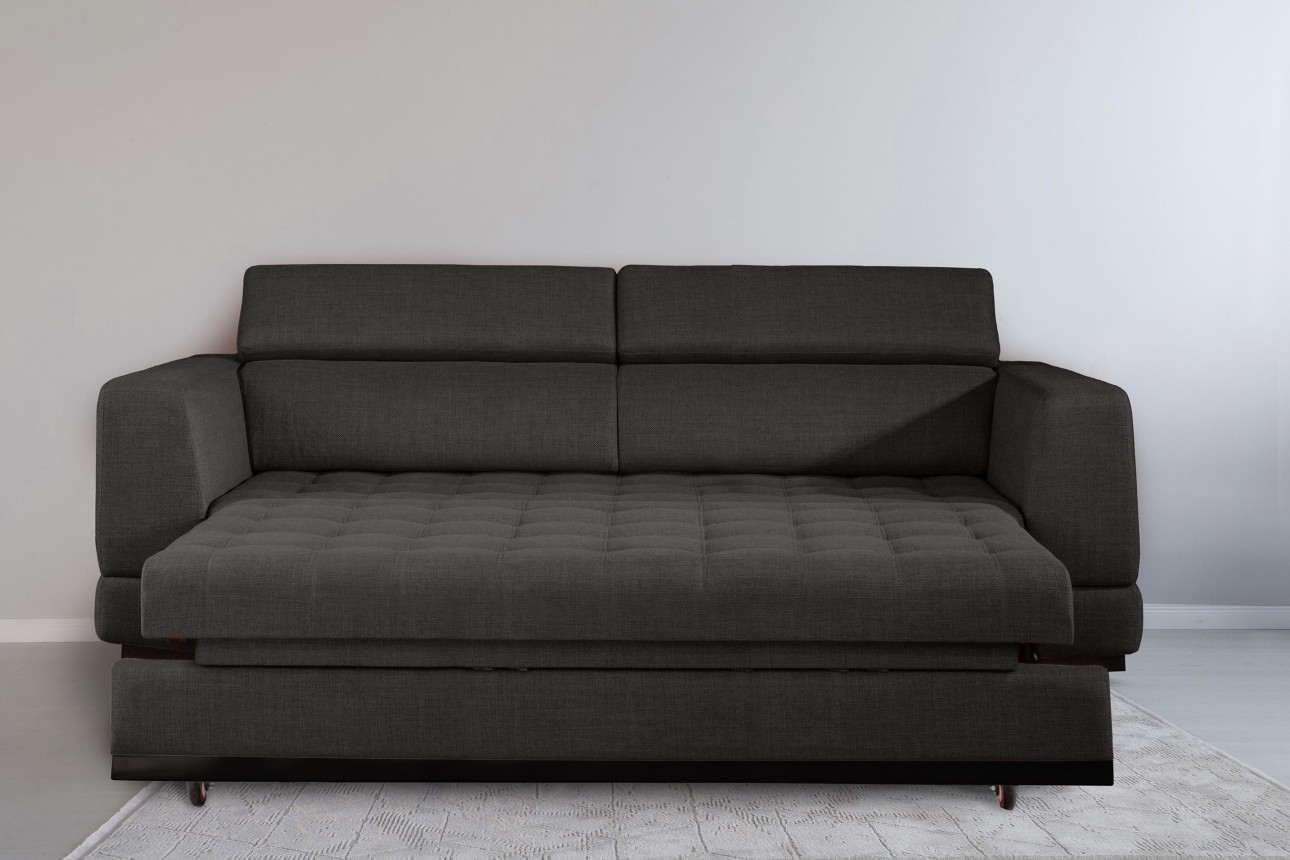 Canapea extensibilă BUTLER 2000, tetiere reglabile, 2560x1120x780 mm, spațiu de dormit 1980x1930 mm.
