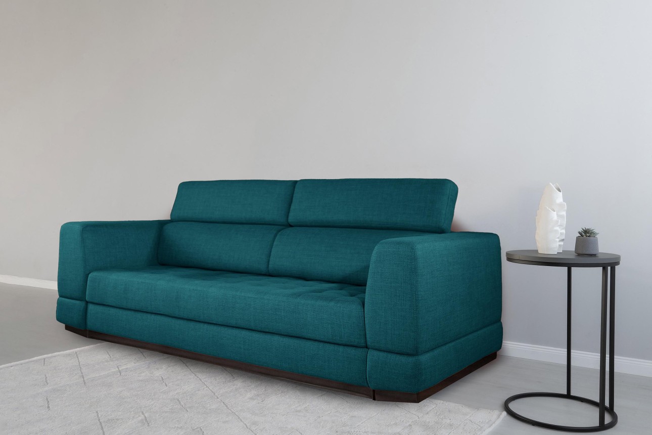Canapea extensibilă BUTLER 2000, tetiere reglabile, 2560x1120x780 mm, spațiu de dormit 1980x1930 mm.