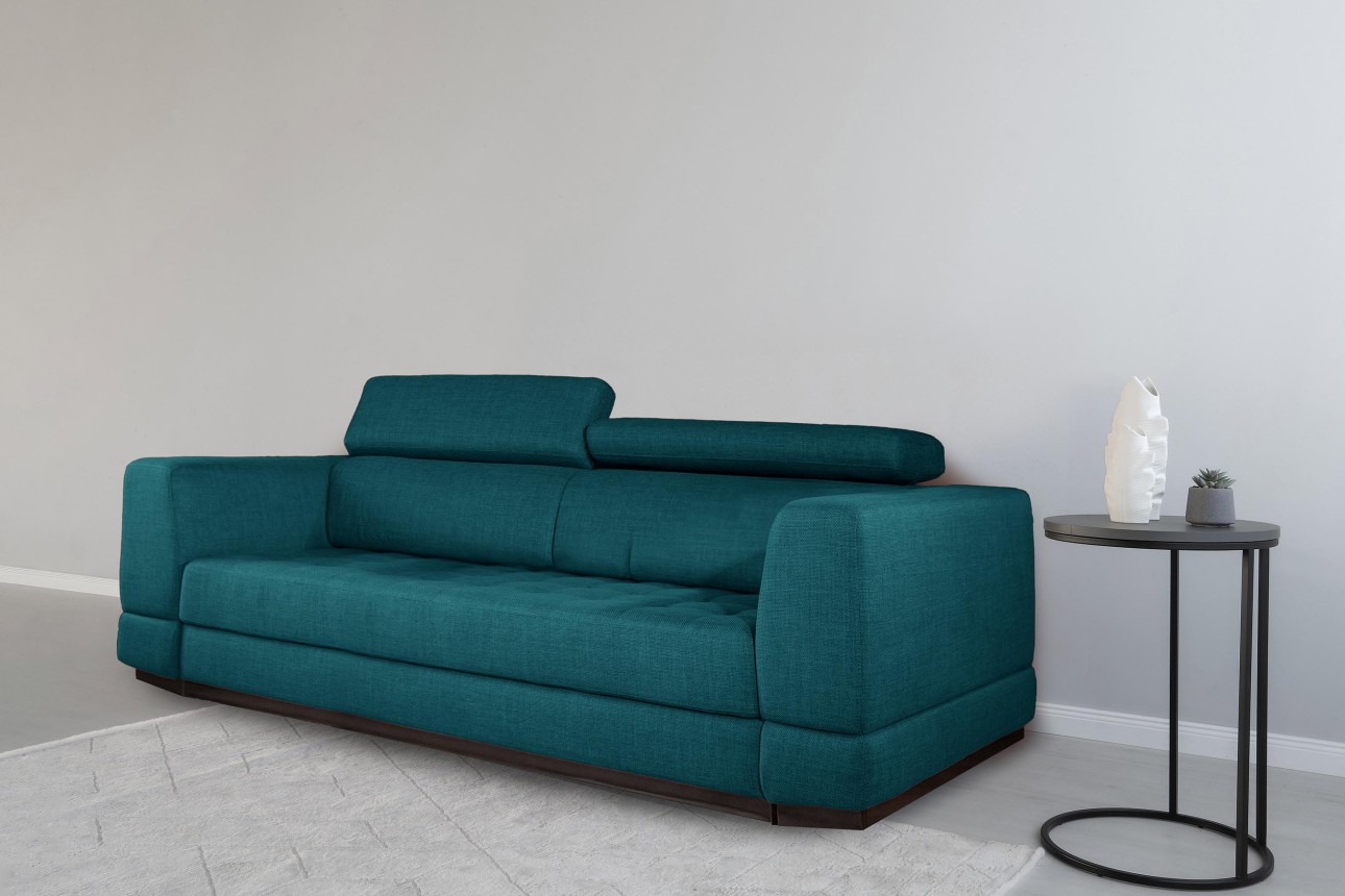 Canapea extensibilă BUTLER 2000, tetiere reglabile, 2560x1120x780 mm, spațiu de dormit 1980x1930 mm.