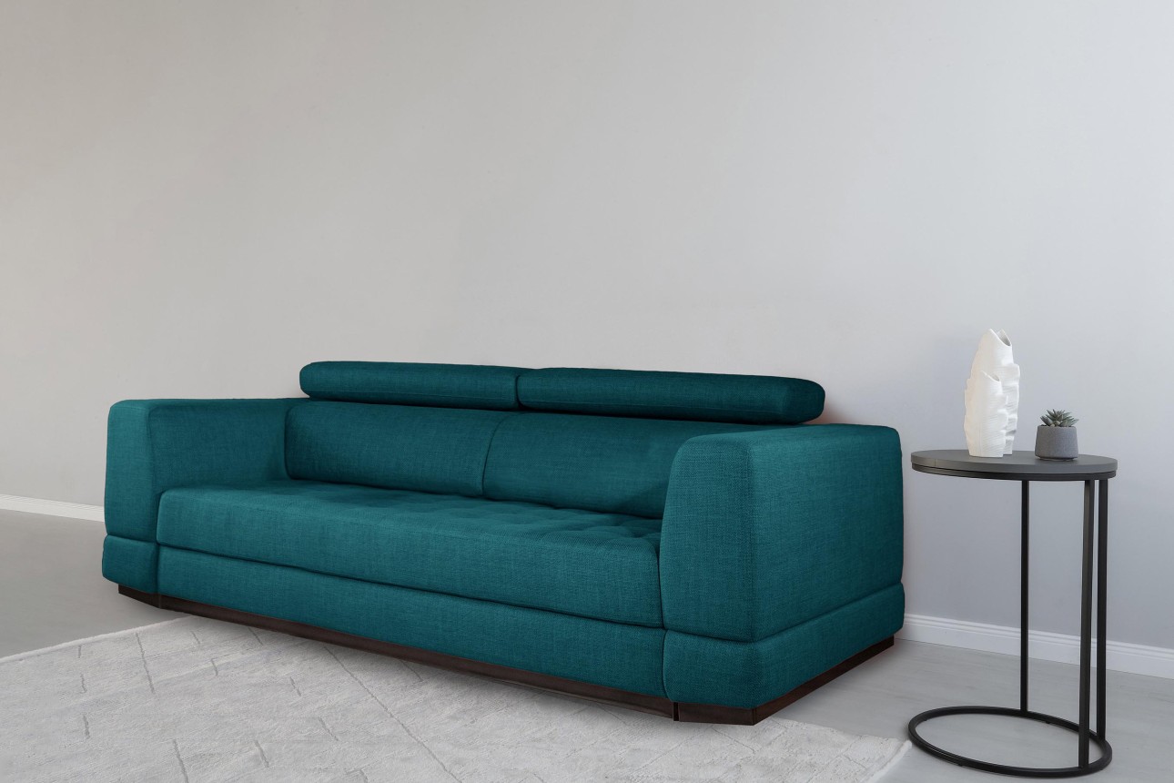 Canapea extensibilă BUTLER 2000, tetiere reglabile, 2560x1120x780 mm, spațiu de dormit 1980x1930 mm.