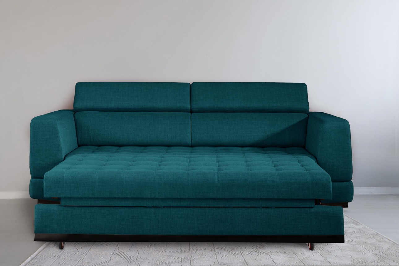Canapea extensibilă BUTLER 2000, tetiere reglabile, 2560x1120x780 mm, spațiu de dormit 1980x1930 mm.