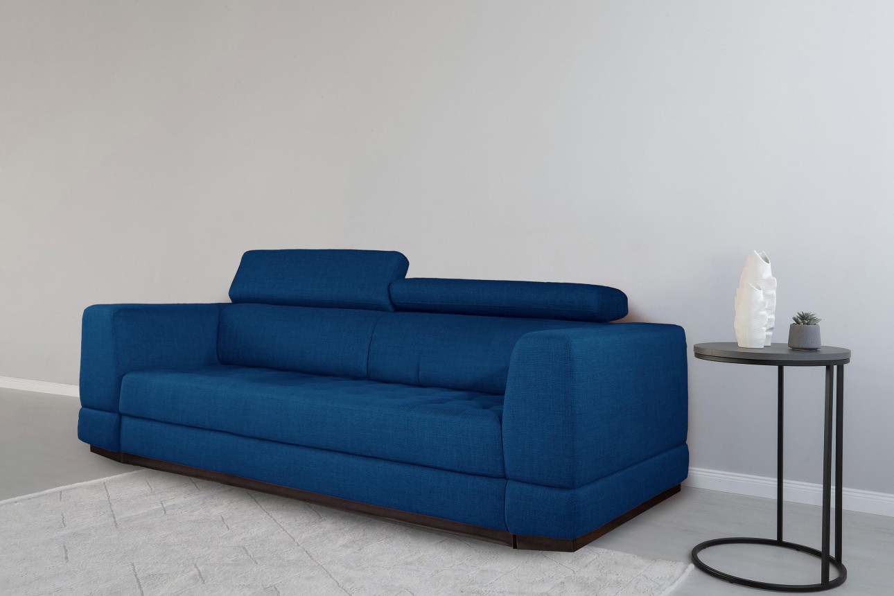 Canapea extensibilă BUTLER 2000, tetiere reglabile, 2560x1120x780 mm, spațiu de dormit 1980x1930 mm.
