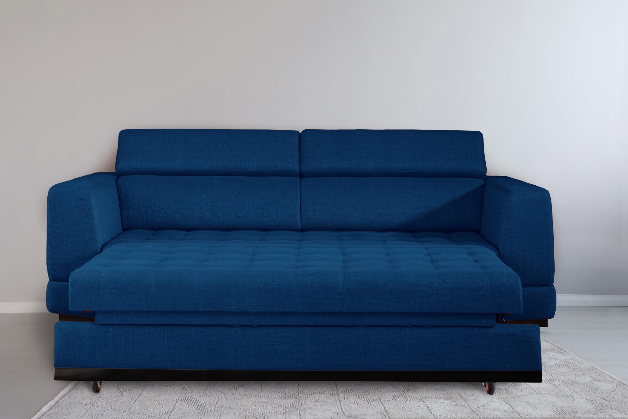 Canapea extensibilă BUTLER 2000, tetiere reglabile, 2560x1120x780 mm, spațiu de dormit 1980x1930 mm.