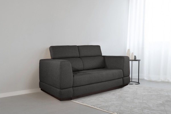 Canapea extensibilă BUTLER 1600, tetiere reglabile, 2170x1120x780 mm, spațiu de dormit 1580x1930 mm.