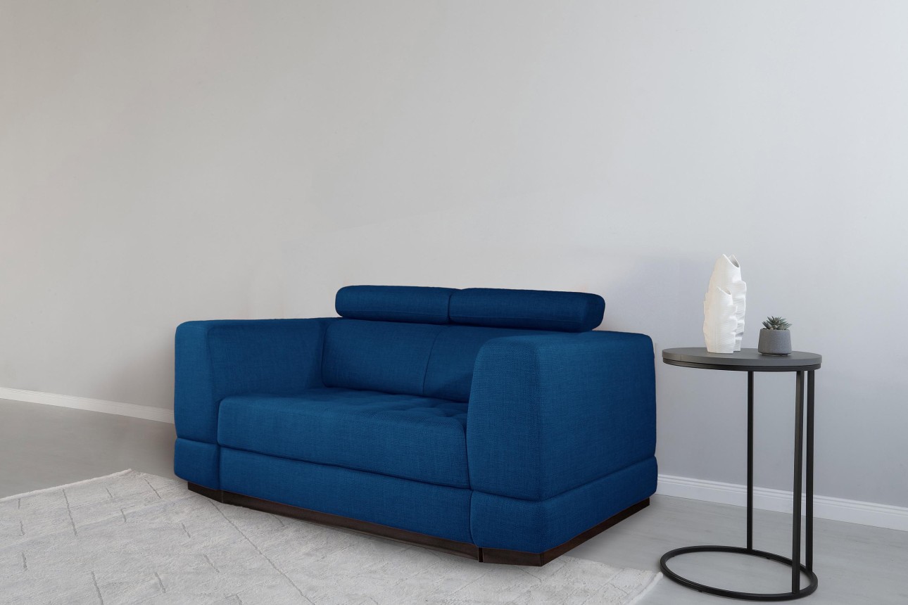 Canapea extensibilă BUTLER 1400, tetiere reglabile, 1960x1120x780 mm, spațiu de dormit 1380x1930 mm.