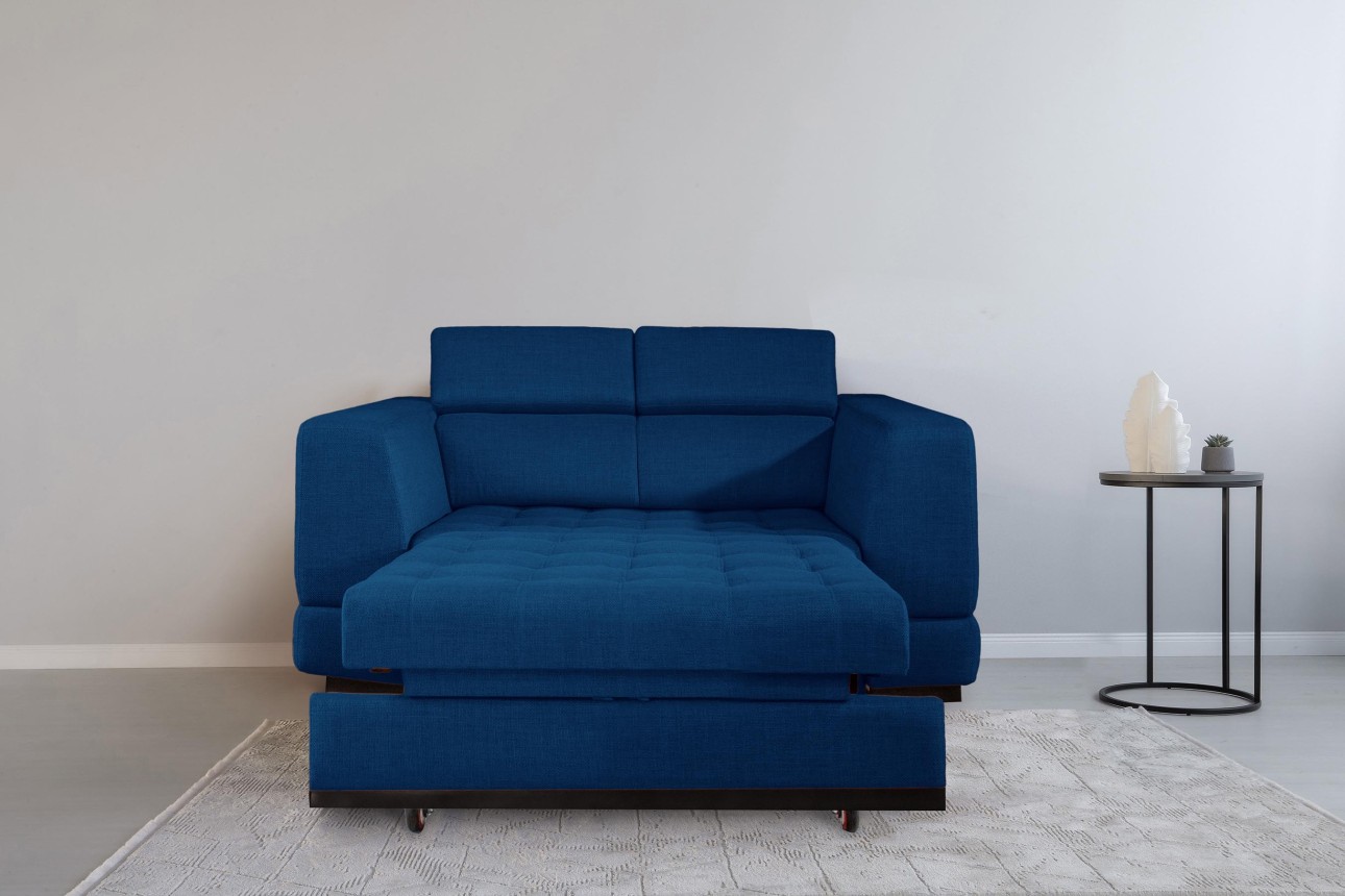 Canapea extensibilă BUTLER 1400, tetiere reglabile, 1960x1120x780 mm, spațiu de dormit 1380x1930 mm.