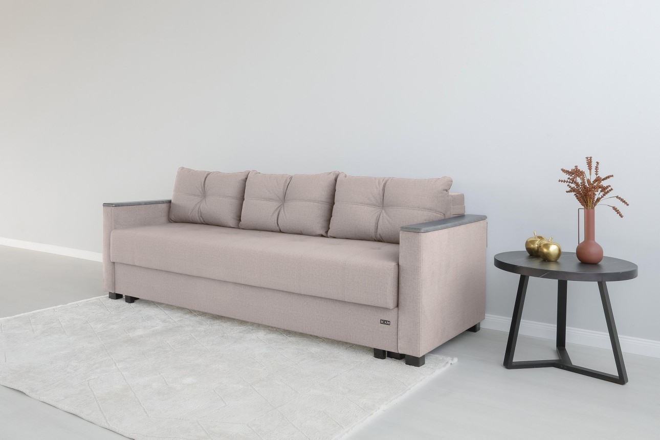 Canapea extensibilă KENTUCKY, cu ladă de depozitare, 2270*1000x800 mm, spațiu de dormit 2020x1450 mm.