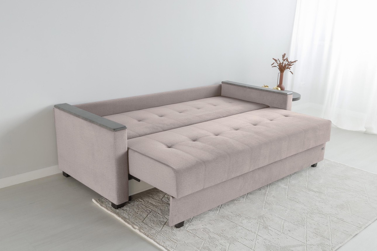Canapea extensibilă KENTUCKY, cu ladă de depozitare, 2270*1000x800 mm, spațiu de dormit 2020x1450 mm.