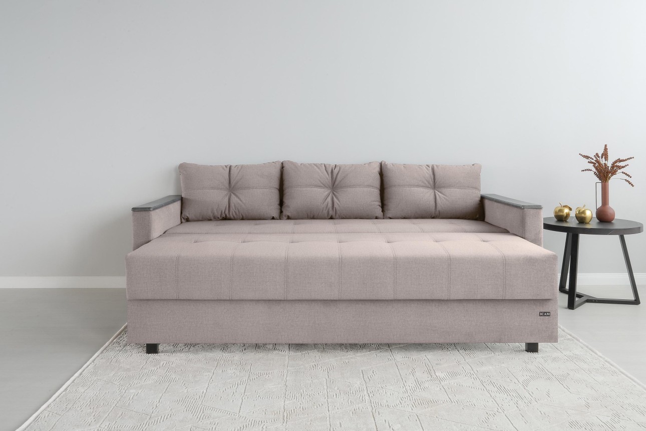 Canapea extensibilă KENTUCKY, cu ladă de depozitare, 2270*1000x800 mm, spațiu de dormit 2020x1450 mm.