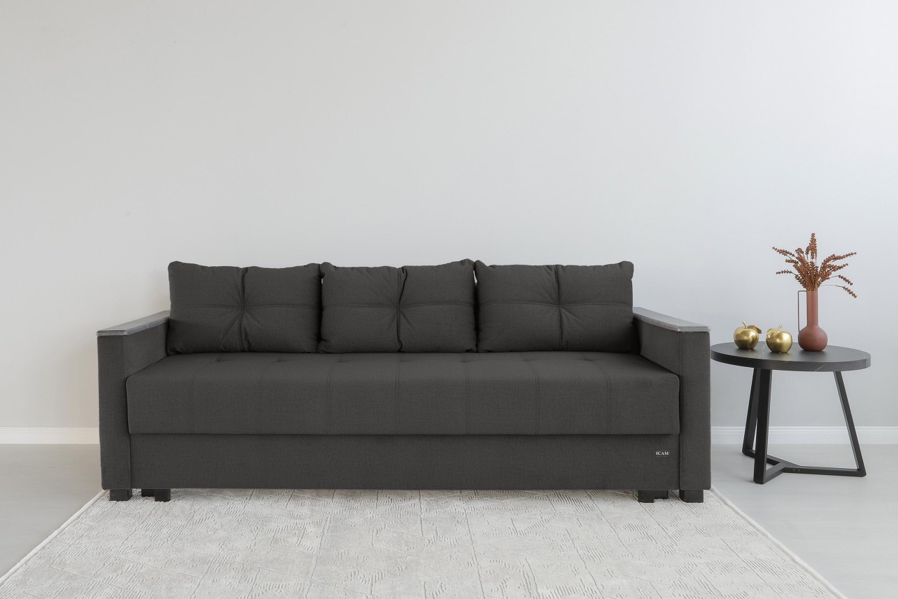 Canapea extensibilă KENTUCKY, cu ladă de depozitare, 2270*1000x800 mm, spațiu de dormit 2020x1450 mm.