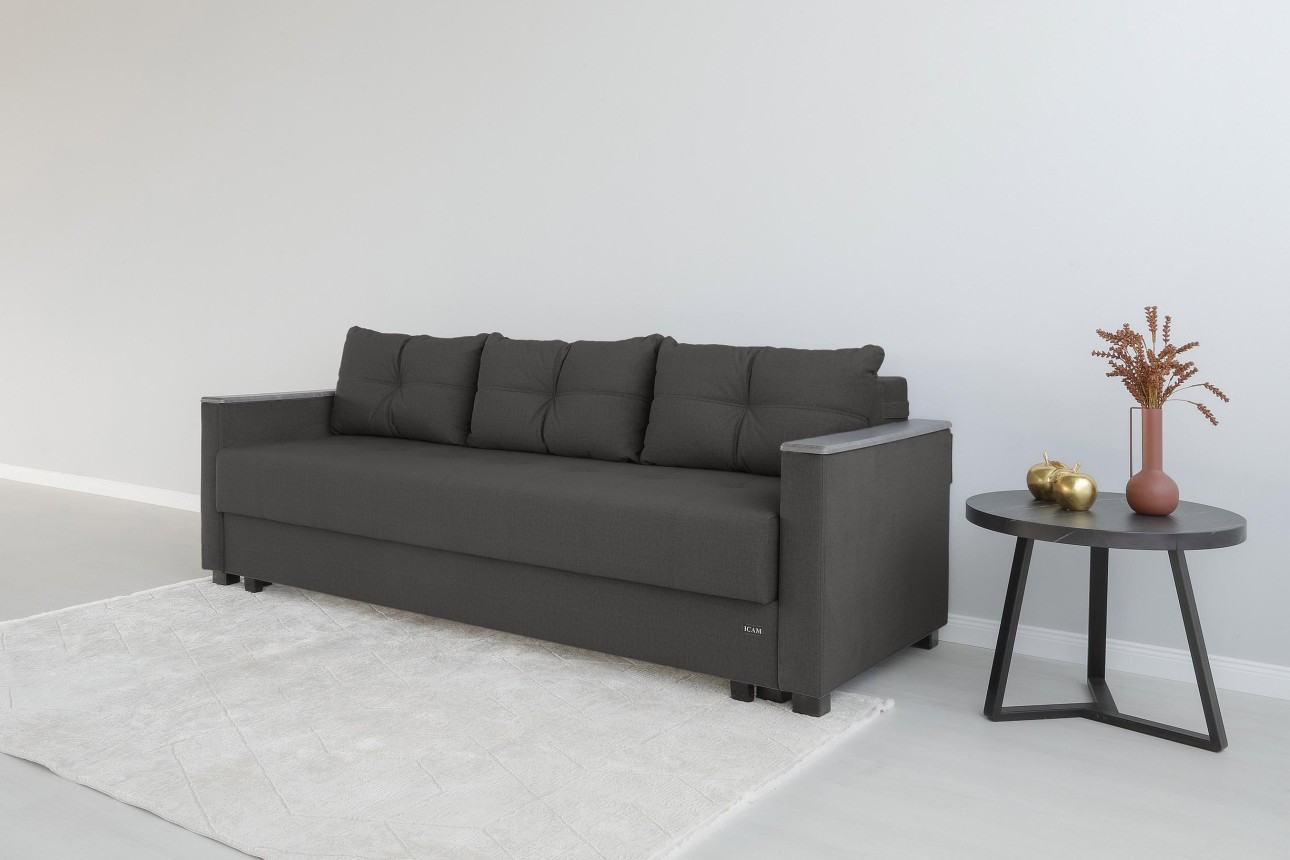 Canapea extensibilă KENTUCKY, cu ladă de depozitare, 2270*1000x800 mm, spațiu de dormit 2020x1450 mm.